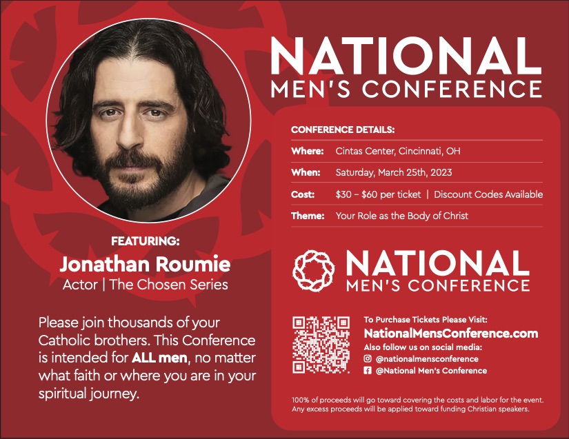 National Catholic Men's Conference Half Page Ad